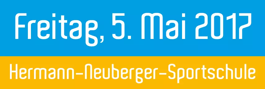 Freitag, 5. Mai 2017, Hermann-Neuberger-Sportschule Saarbrücken